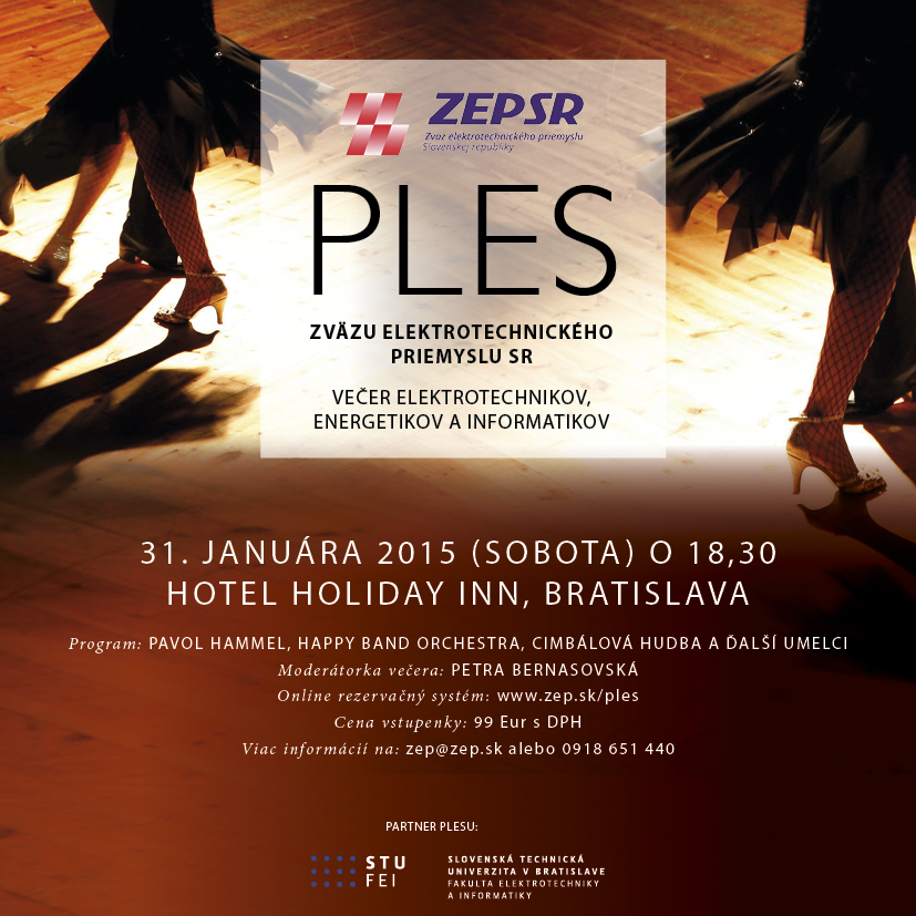 Pozvánka Ples ZEP SR 2015